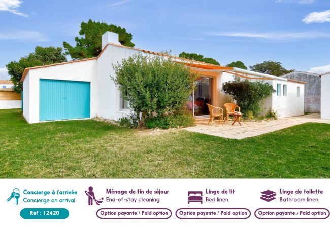 Maison à La Guérinière - 700m de la plage, jardin, 4 adultes 2 enfants Maison à La Guérinière - 700m de la plage, jardin, 4 adultes 2 enfants