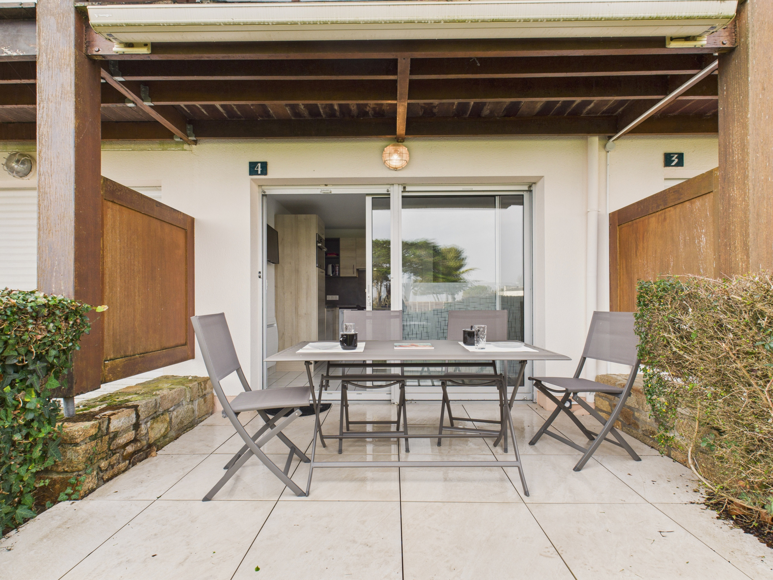  à Sarzeau - Vue mer - Appartement pour 4 avec terrasse