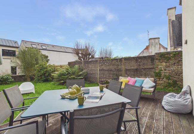 Maison à Fouesnant - Maison pour 6 avec jardin en plein centre 