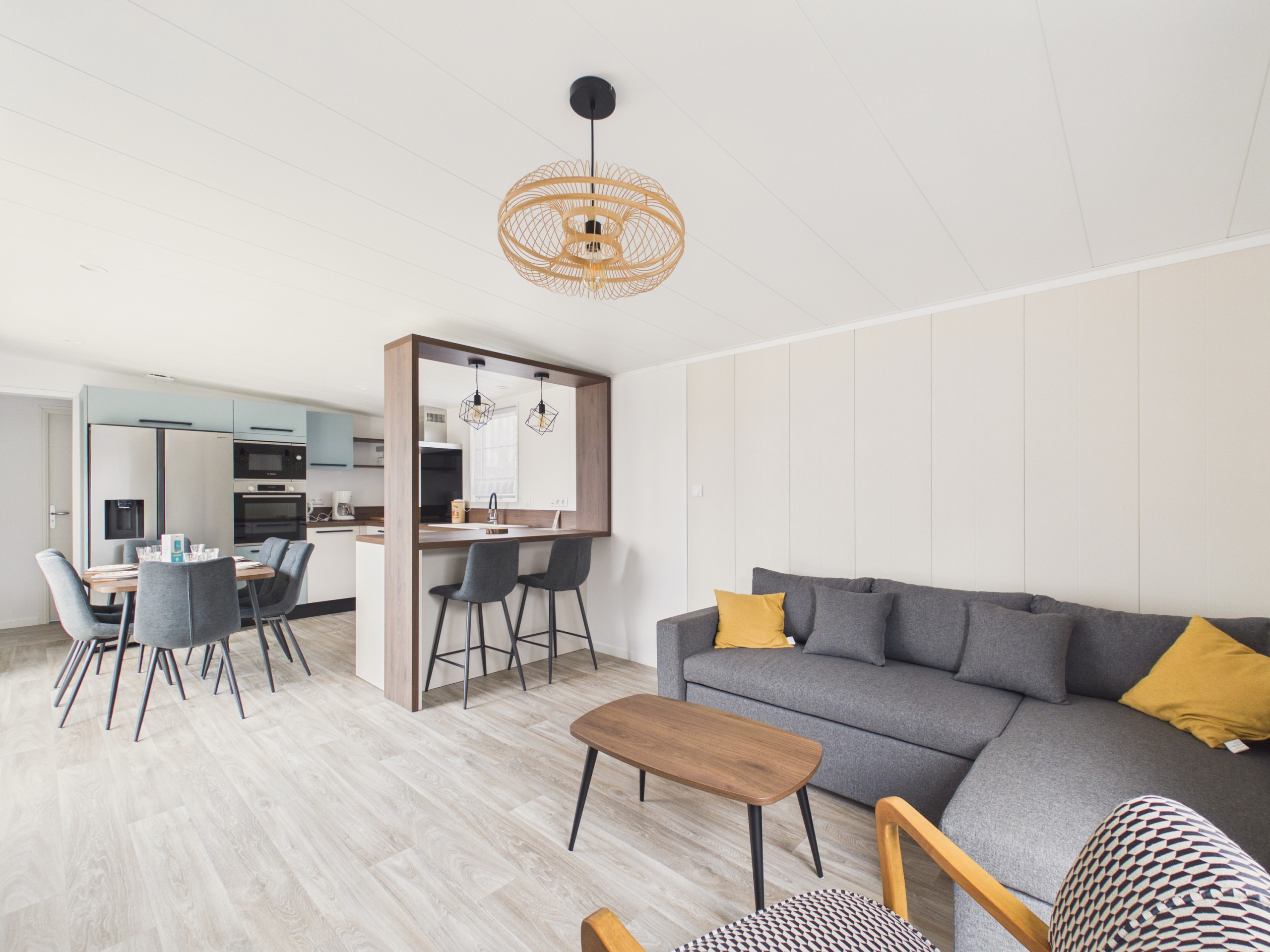 Chalet à Saint-Gilles-Croix-de-Vie - Piscine chauffée commune, séjour pour 6