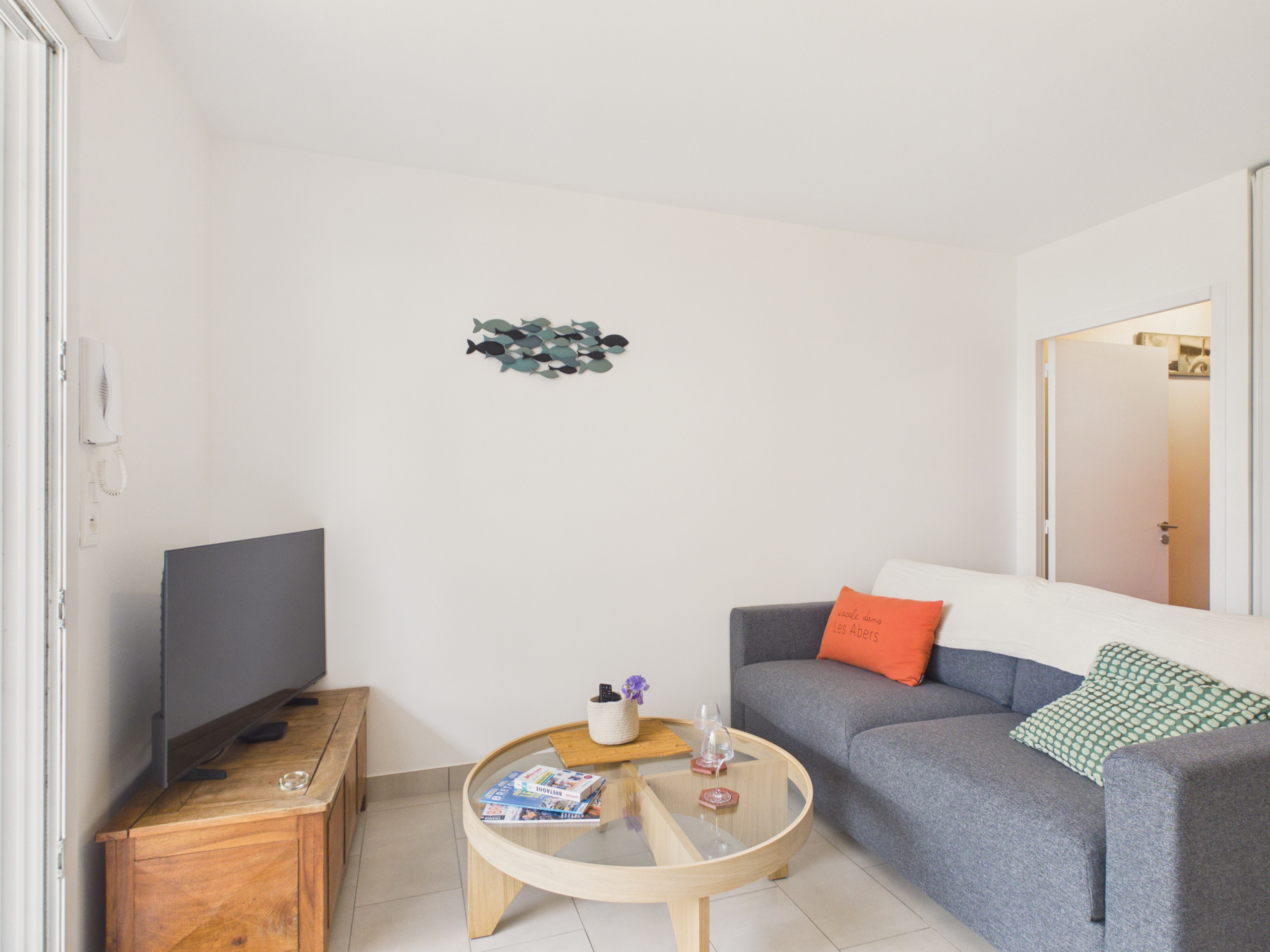  à Plouguerneau - 50 m plage - Appartement avec terrasse pour 2