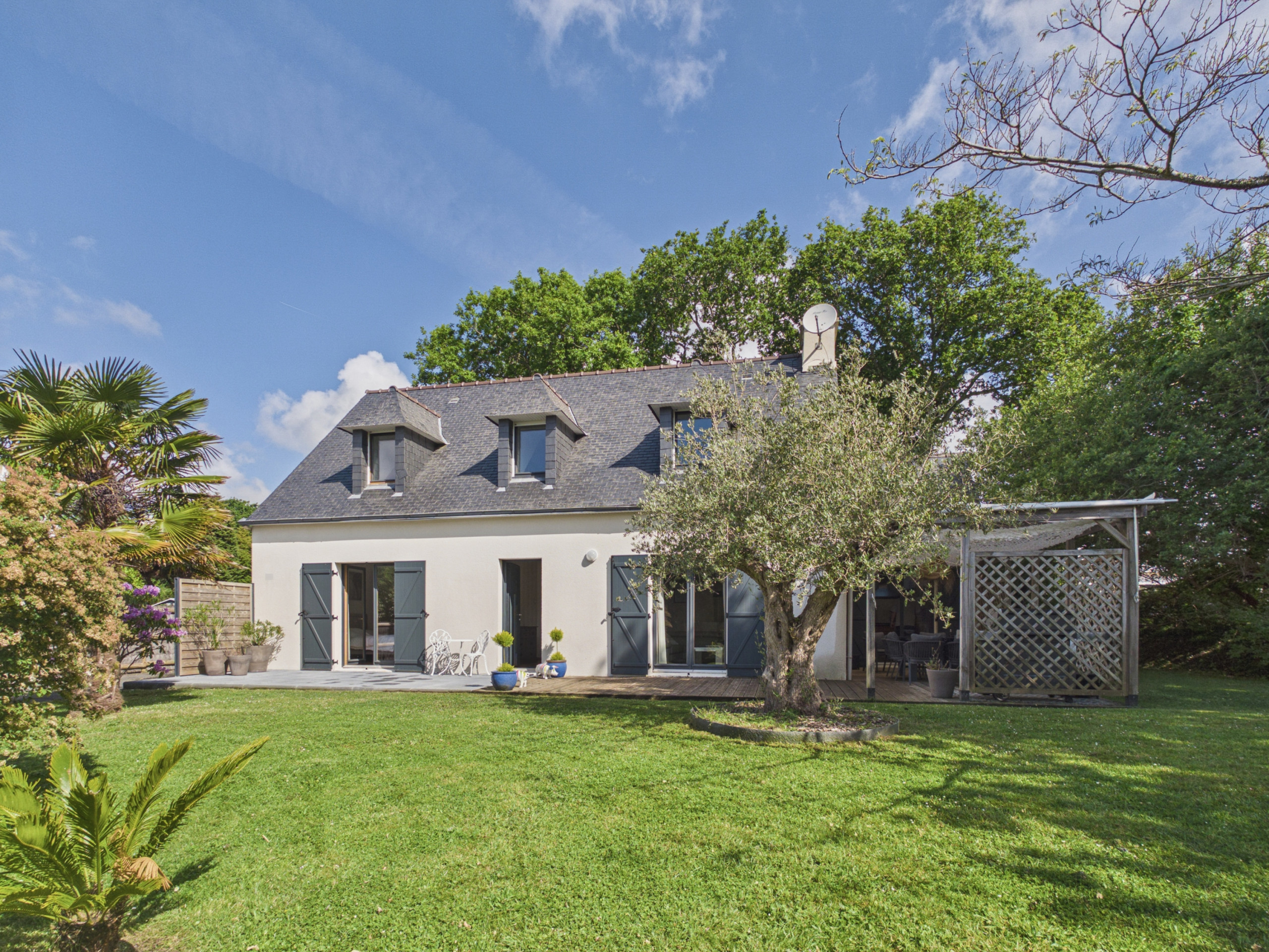  à Fouesnant - Charmante maison grand jardin proche mer - 8 pers