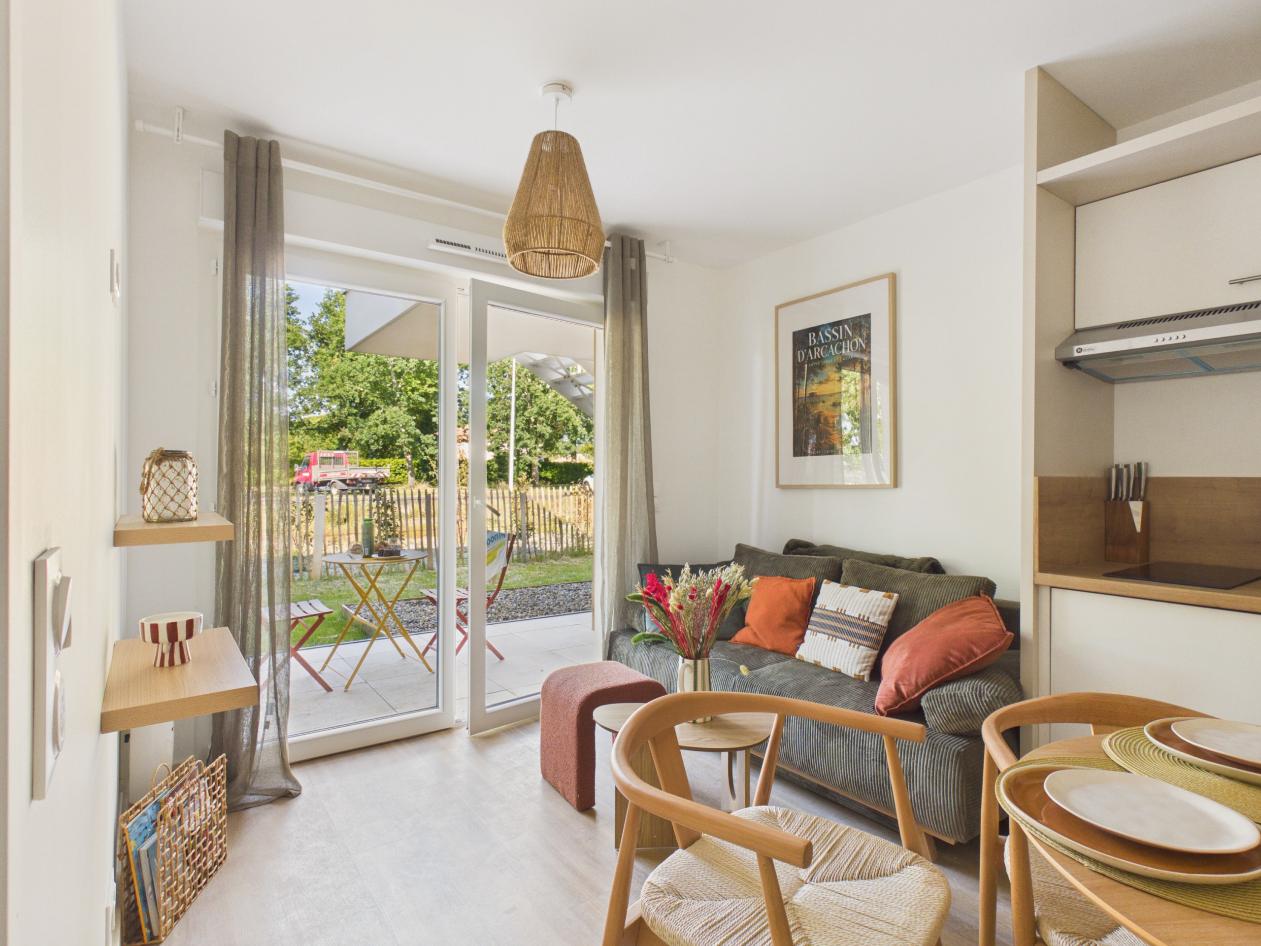  à Biscarrosse - Kirra - appartement 4 pers - piscine commune