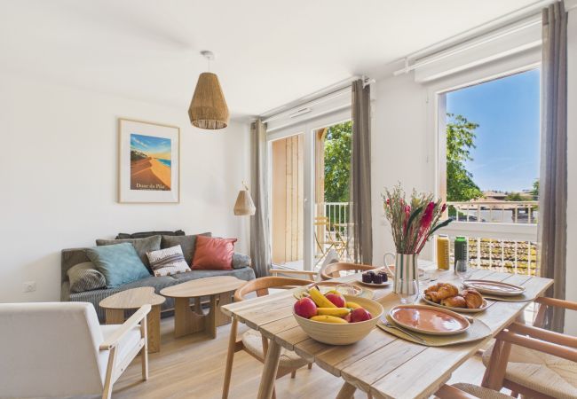Appartement à Biscarrosse - Le  Pumping - appart pour 6 - piscine commune