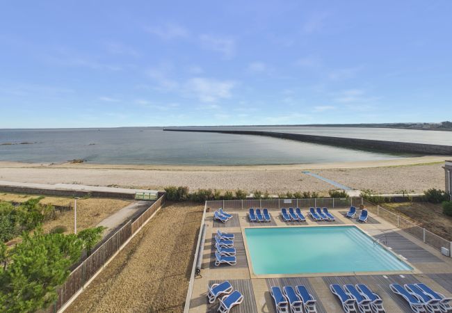 Appartement à Le Croisic - Appartement pour 2 vue mer & piscine 