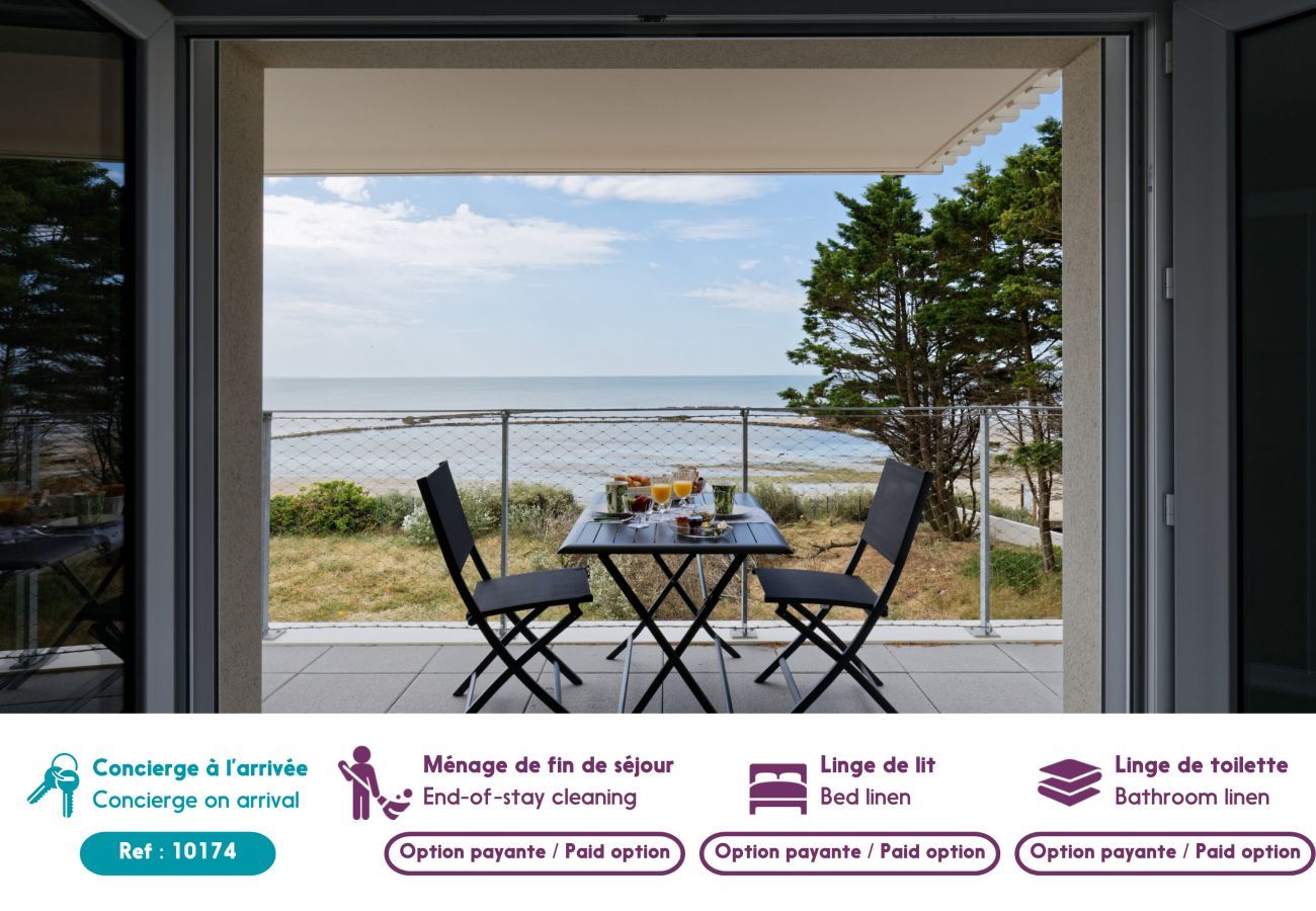 Appartement à La Guérinière - Face à la mer - 50 m de la plage des homardiers