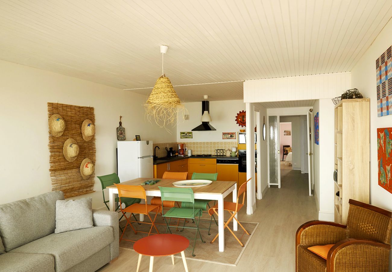 Appartement à Saint-Gilles-Croix-de-Vie - Appartement pour 6 sur la Grande Plage, St Gilles