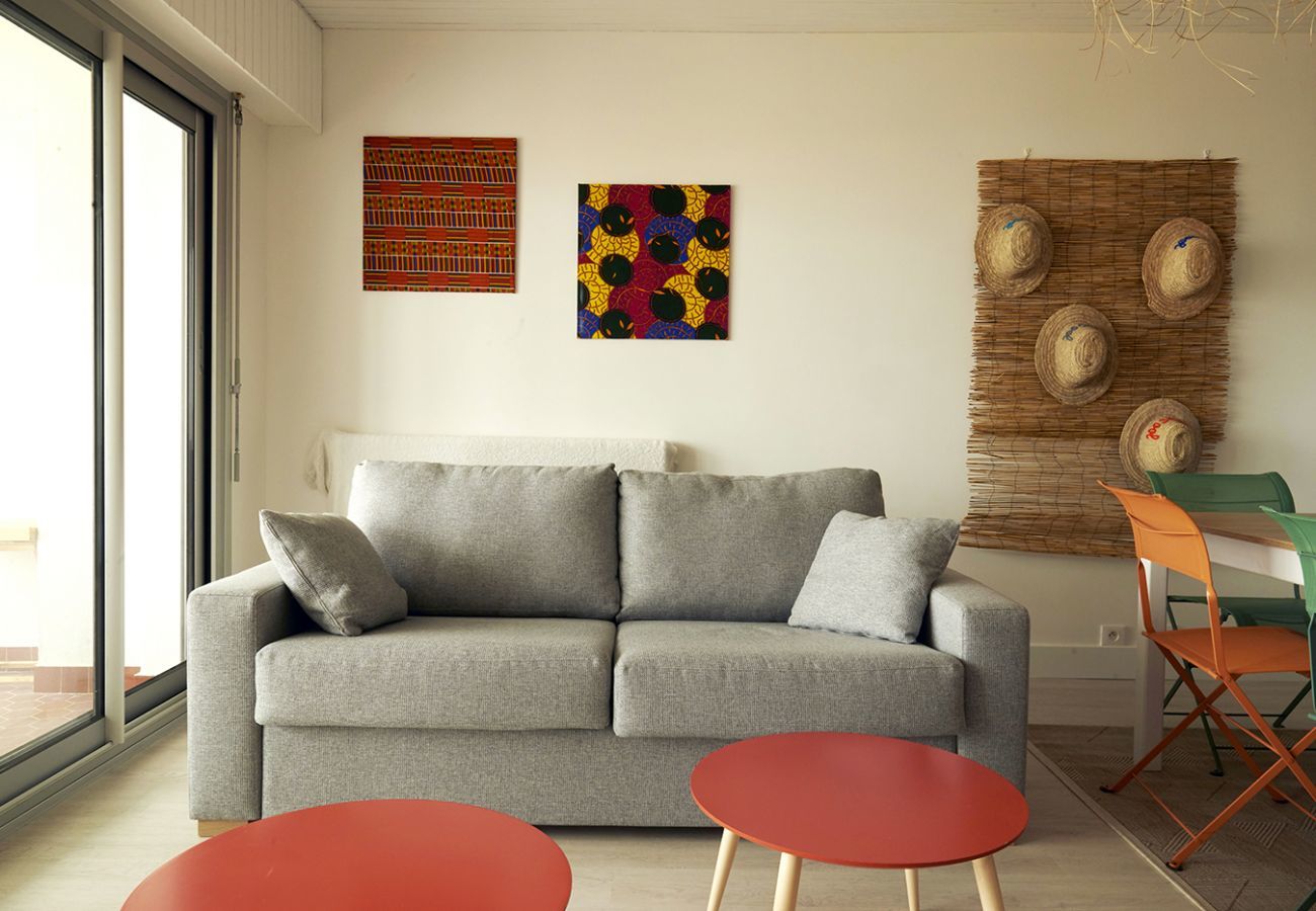 Appartement à Saint-Gilles-Croix-de-Vie - Appartement pour 6 sur la Grande Plage, St Gilles