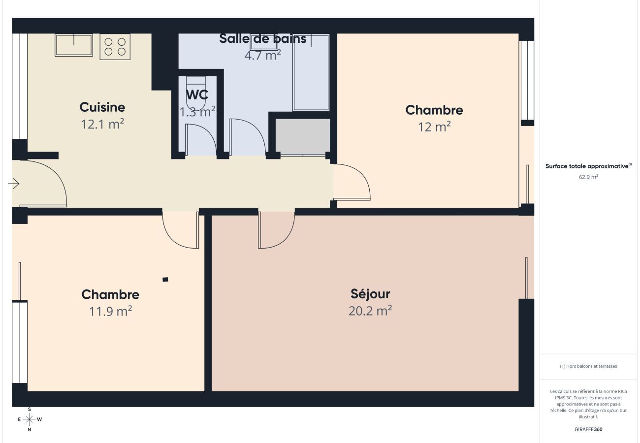 Appartement à Saint-Brevin-les-Pins - Appartement face mer 6pers
