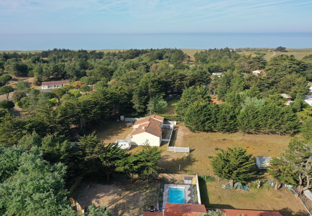 Maison à Saint-Jean-de-Monts - Villa avec piscine pour 8