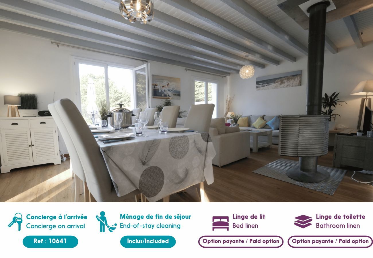 Maison à Saint-Jean-de-Monts - Villa avec piscine pour 8