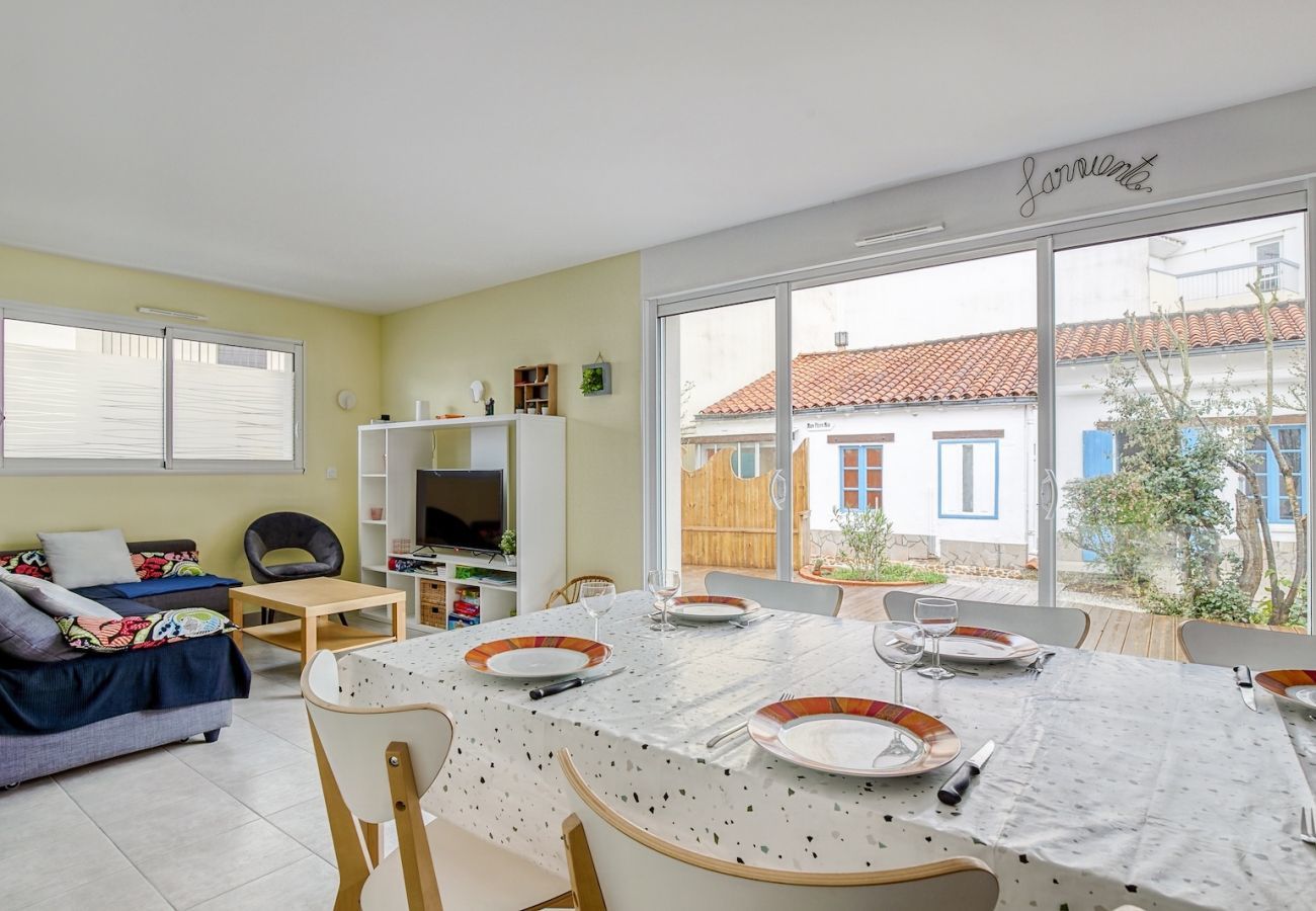 Maison à Saint-Jean-de-Monts - Vacances pour 10 personnes, tout à pied ! 
