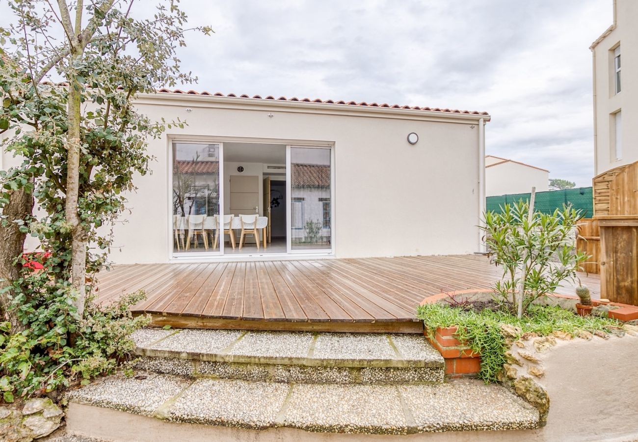 Maison à Saint-Jean-de-Monts - Vacances pour 10 personnes, tout à pied ! 