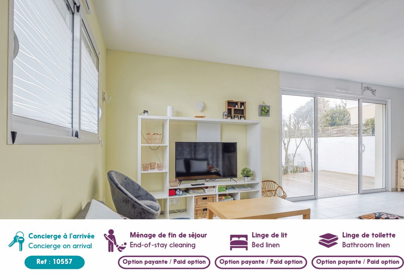 Maison à Saint-Jean-de-Monts - Vacances pour 10 personnes, tout à pied ! 
