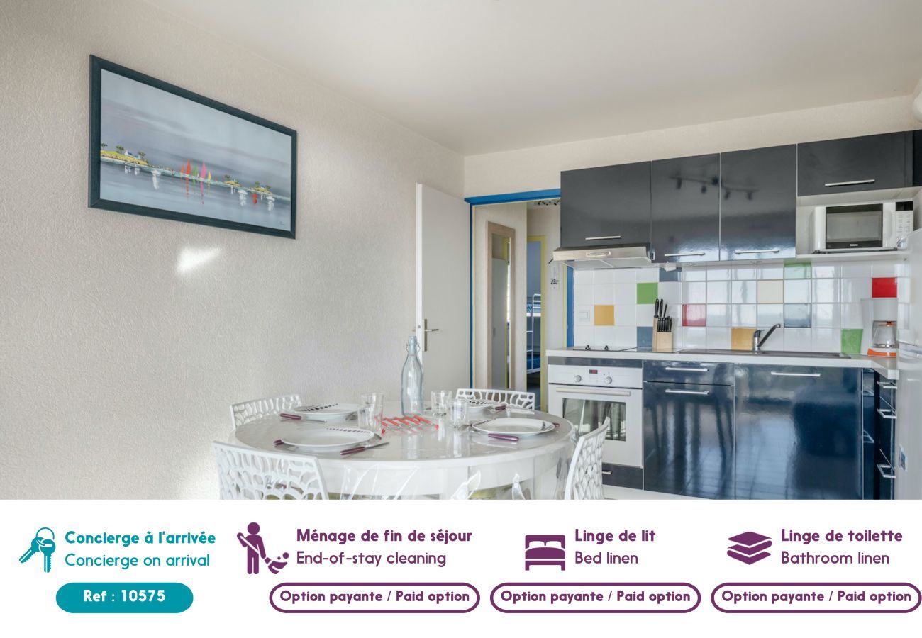 Appartement à Le Croisic - À 200m de la plage, vue mer pour 4