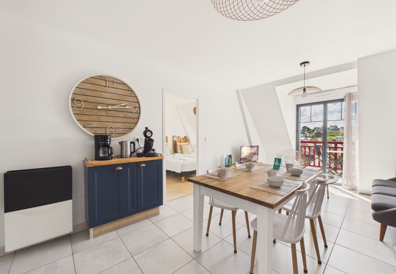 Appartement à Pléneuf-Val-André - Séjour pour 4 face à la grande plage de Pléneuf