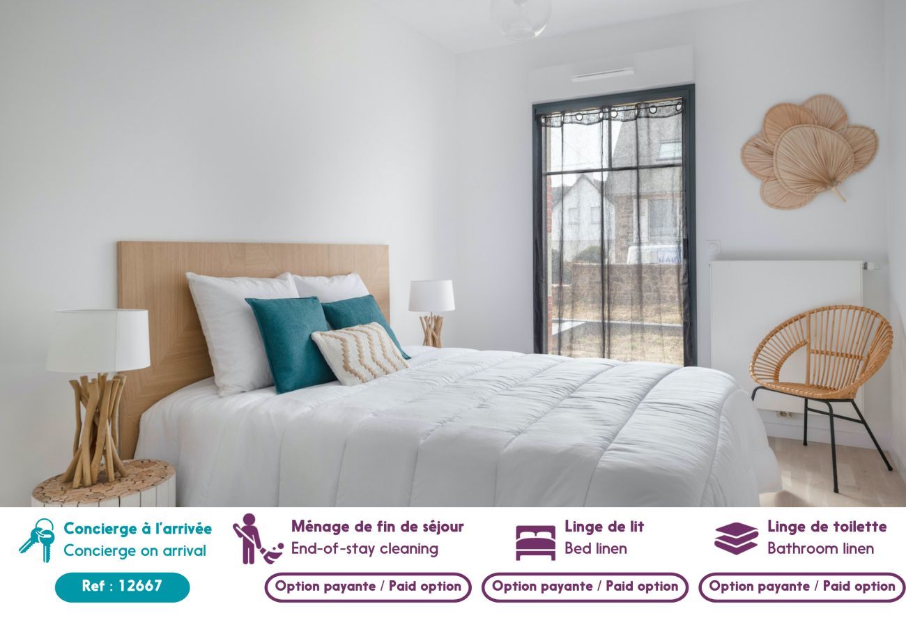 Appartement à Pléneuf-Val-André - À 50m de la plage, bel appartement pour 4