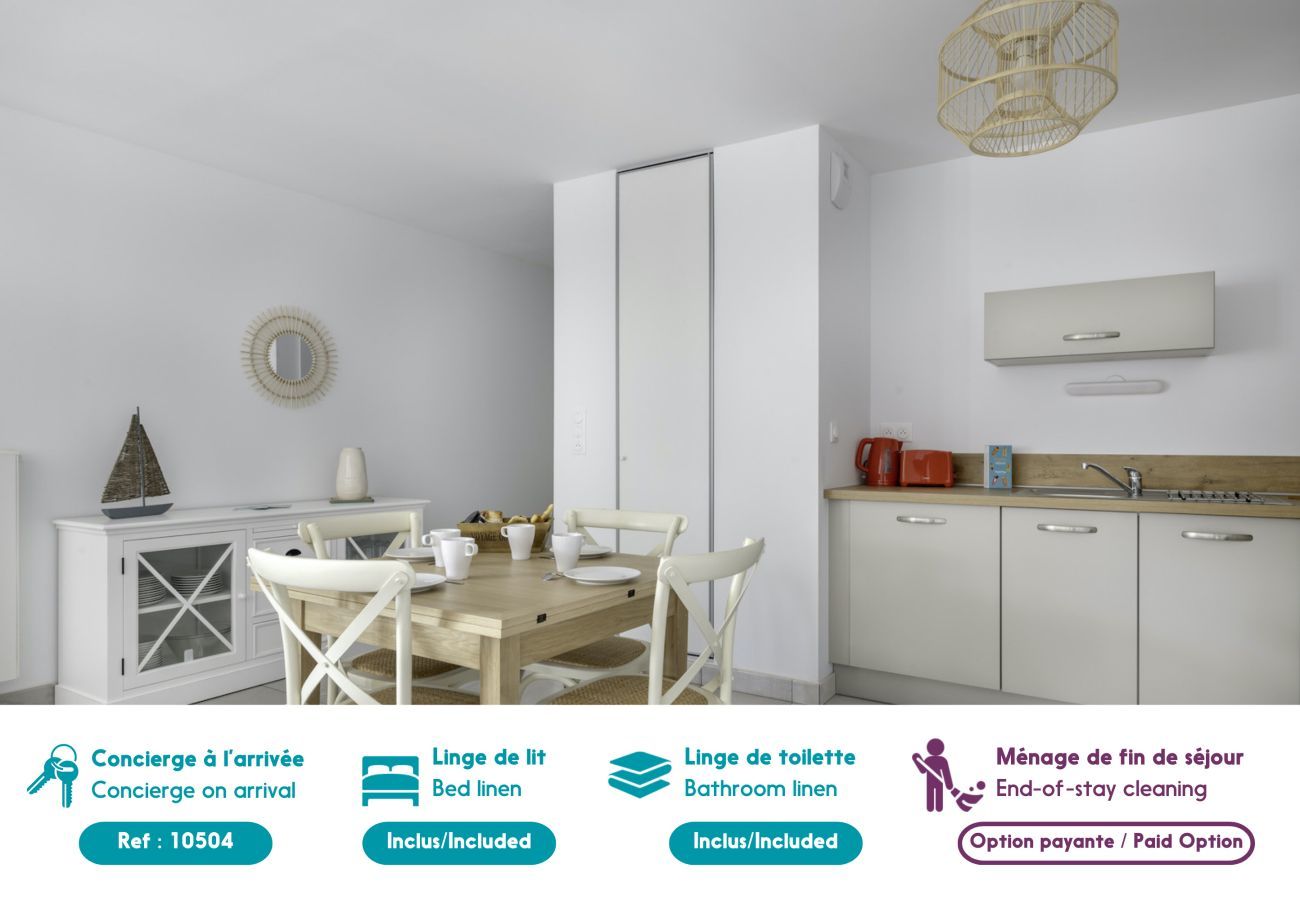 Appartement à Pléneuf-Val-André - Face à la mer, bel appartement pour 6