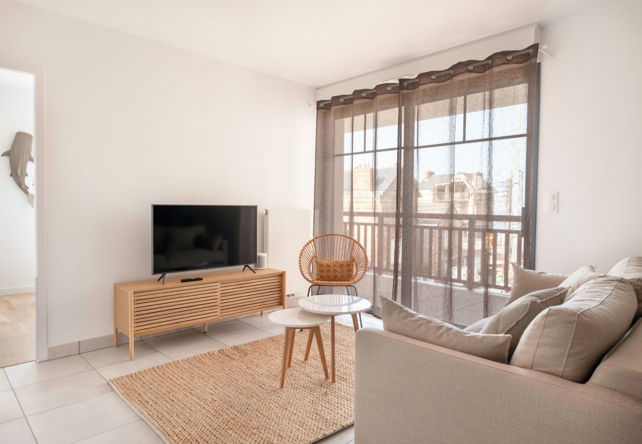 Appartement à Pléneuf-Val-André - Bel appartement pour 6, vue mer, 50m plage