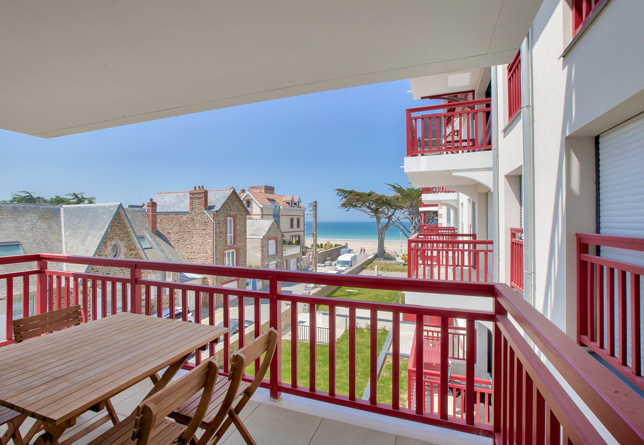 Appartement à Pléneuf-Val-André - Bel appartement pour 6, vue mer, 50m plage