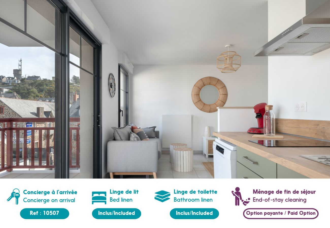 Appartement à Pléneuf-Val-André - Pour un agréable séjour en bord de mer pour 4 pers