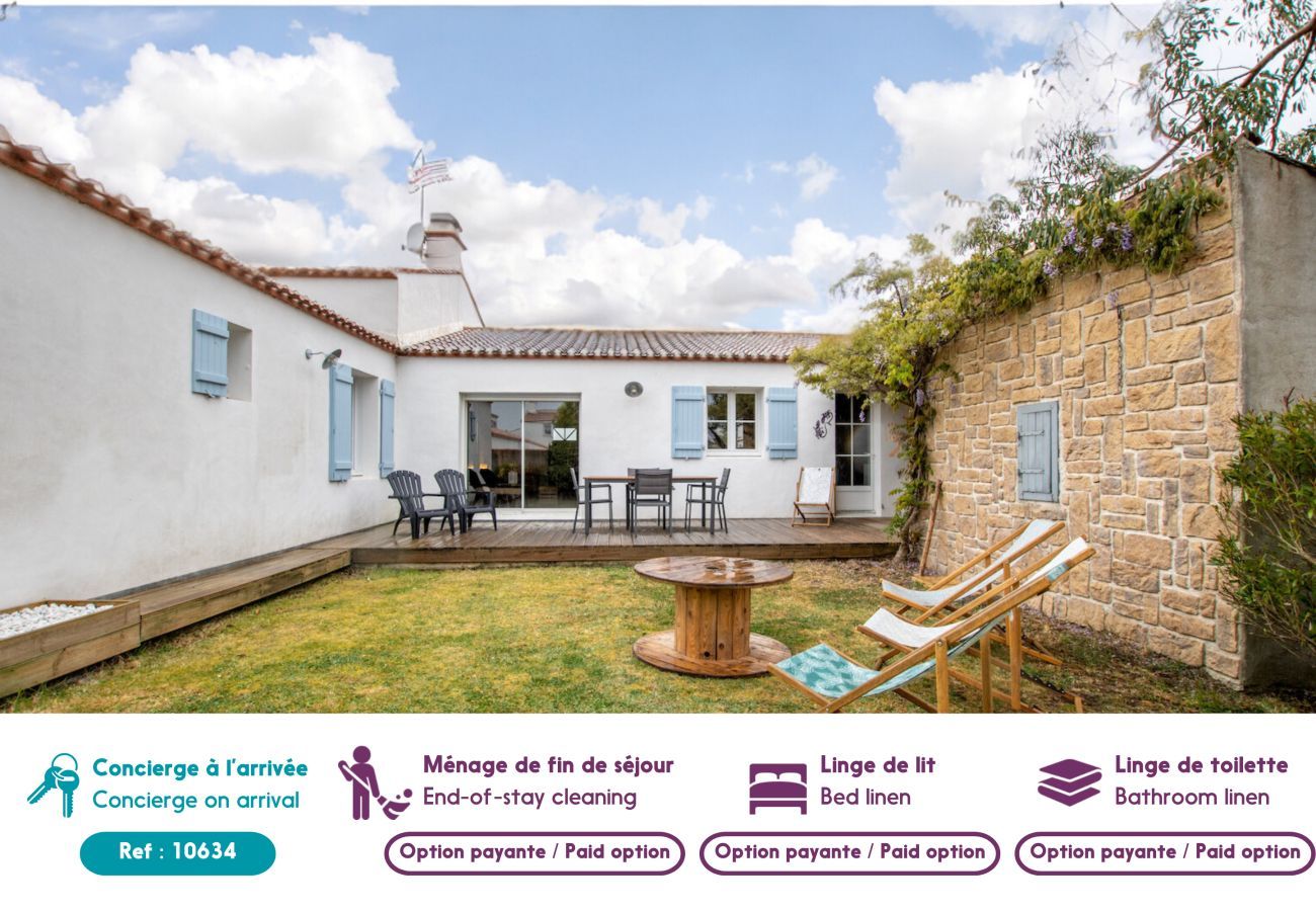 Maison à Noirmoutier-en-l´Ile - Maison 10 personnes - Jardin - Noirmoutier-en-l’Ile 