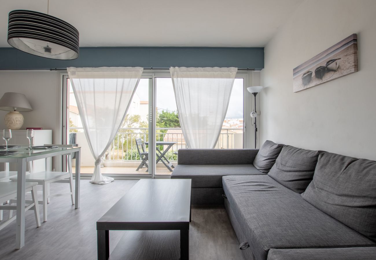 Appartement à Notre-Dame-de-Monts - À 50m de la plage, appartement pour 4