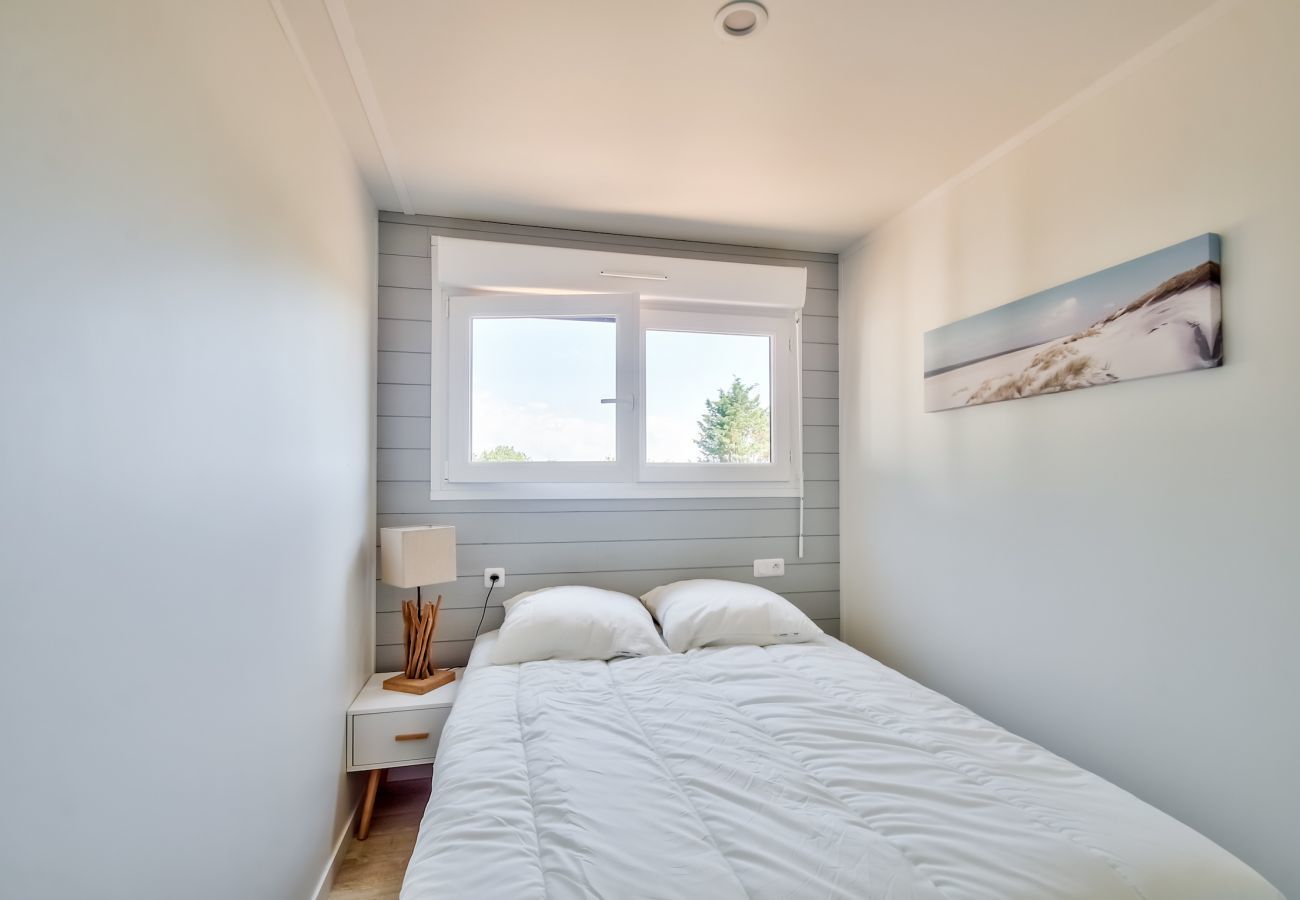 Chalet à Bretignolles-sur-Mer - Chalet pour 8 dans résidence avec piscine chauffée
