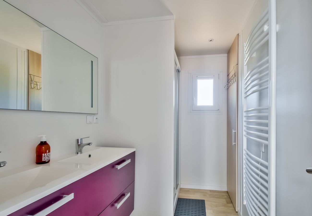 Chalet à Bretignolles-sur-Mer - Chalet pour 8 dans résidence avec piscine chauffée