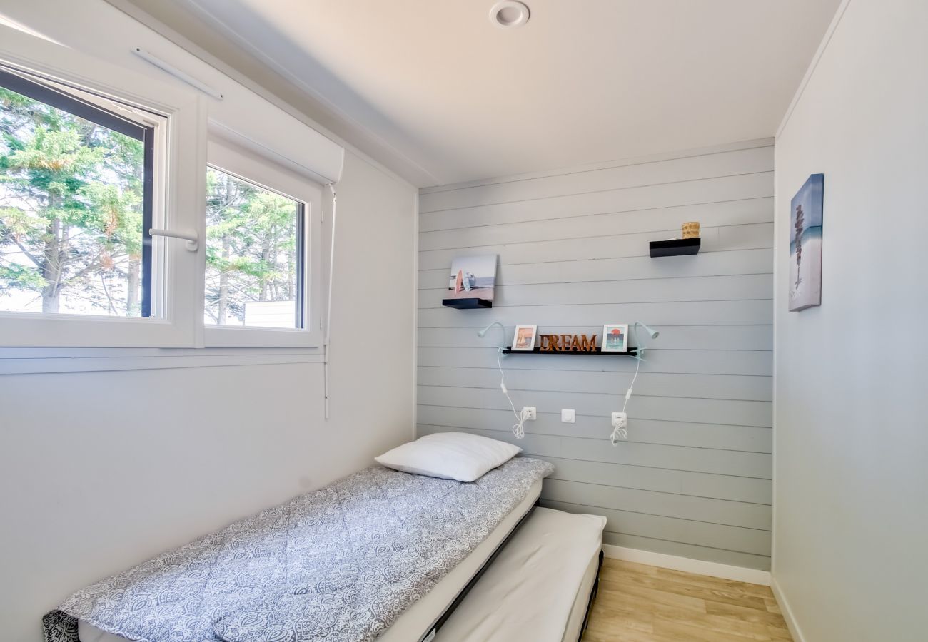 Chalet à Bretignolles-sur-Mer - Chalet pour 8 dans résidence avec piscine chauffée