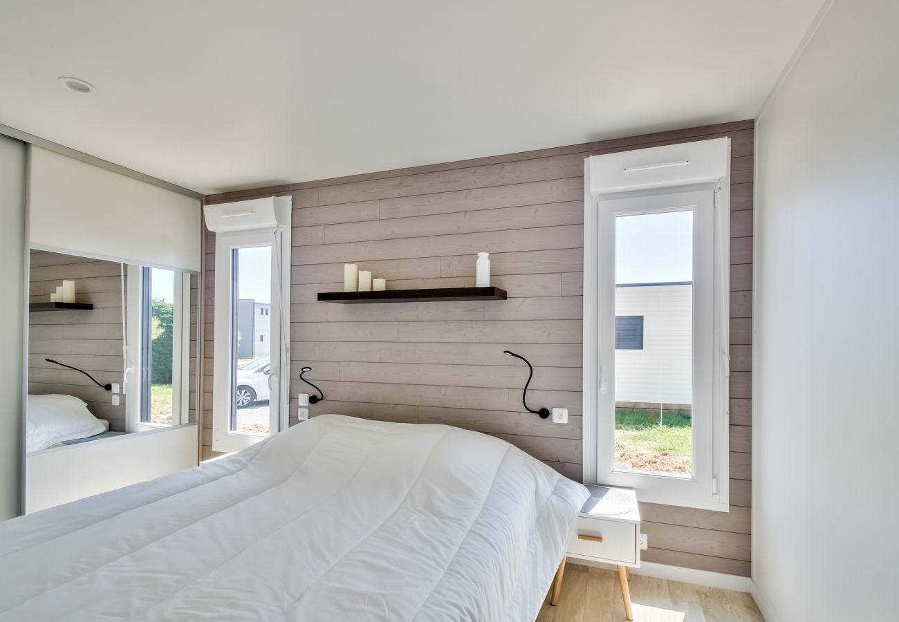 Chalet à Bretignolles-sur-Mer - Chalet pour 8 dans résidence avec piscine chauffée
