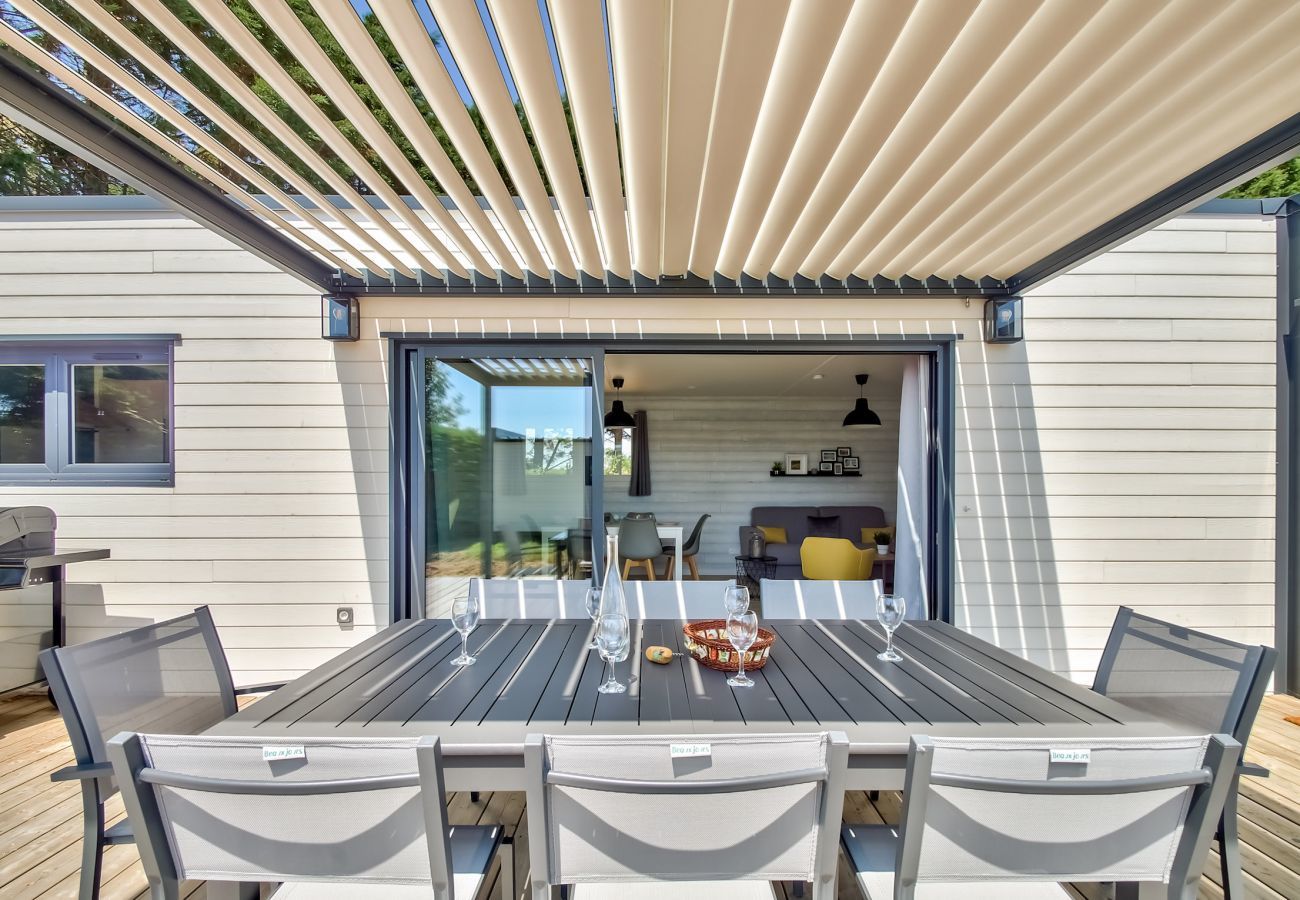 Chalet à Bretignolles-sur-Mer - Chalet pour 8 dans résidence avec piscine chauffée