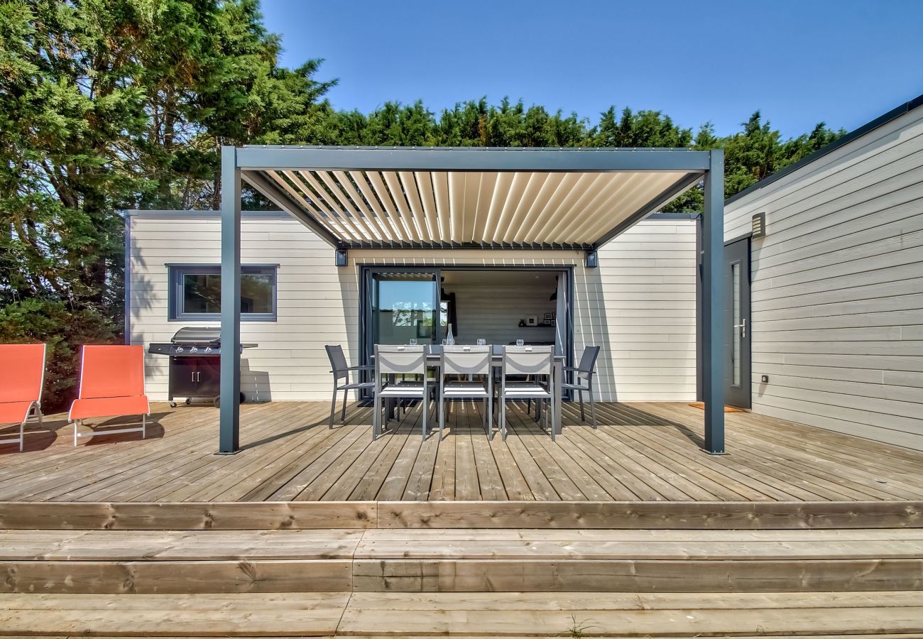 Chalet à Bretignolles-sur-Mer - Chalet pour 8 dans résidence avec piscine chauffée
