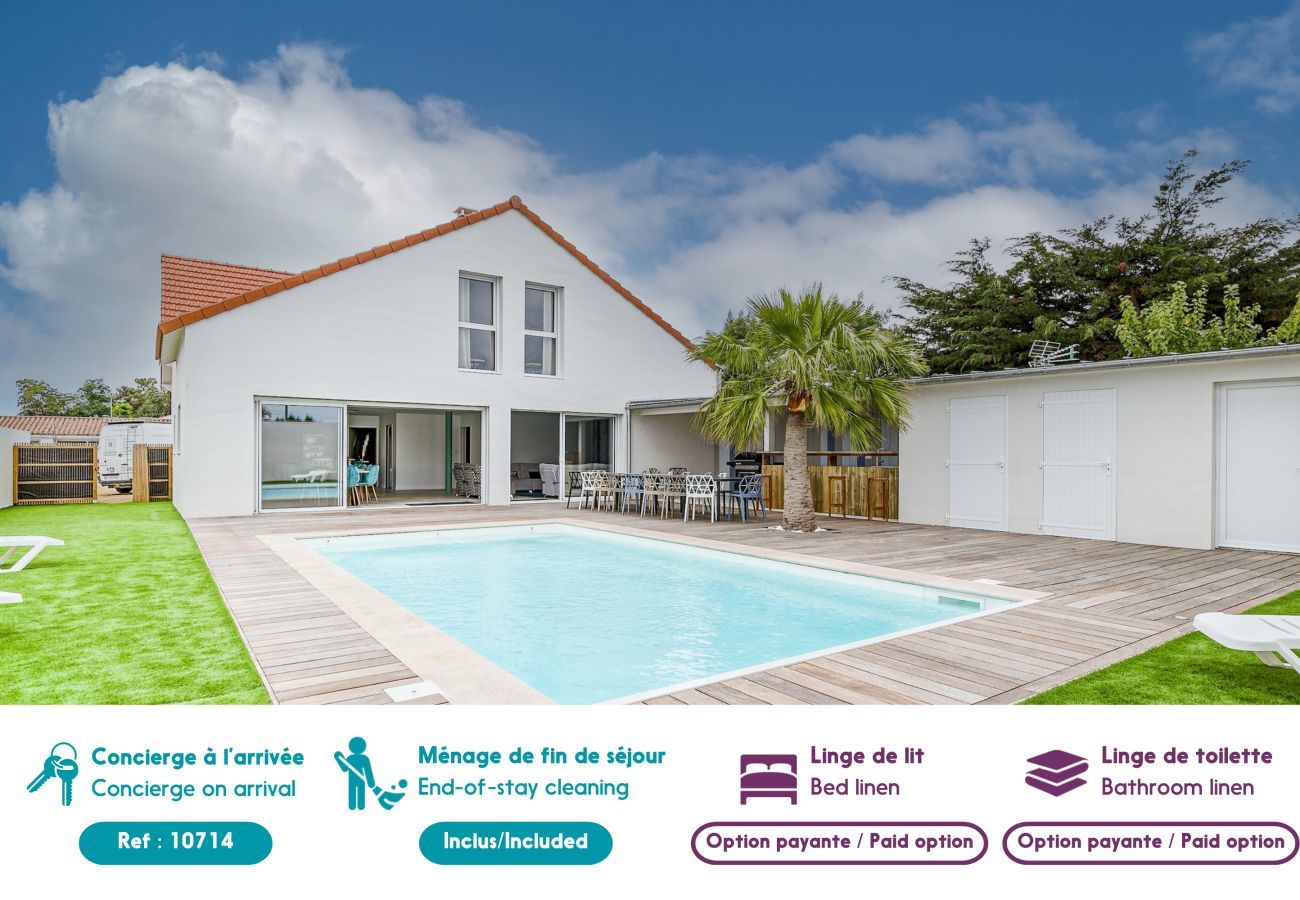 Maison à La Barre-de-Monts - Magnifique villa pour grande famille avec Piscine