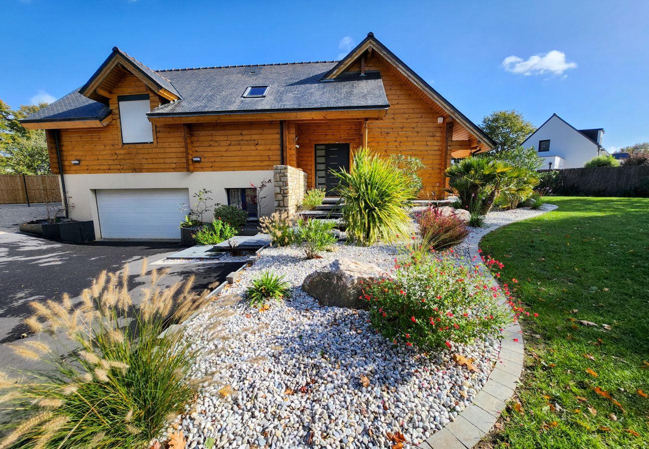 Maison à Sarzeau - Séjour cosy, maison en bois pour 8