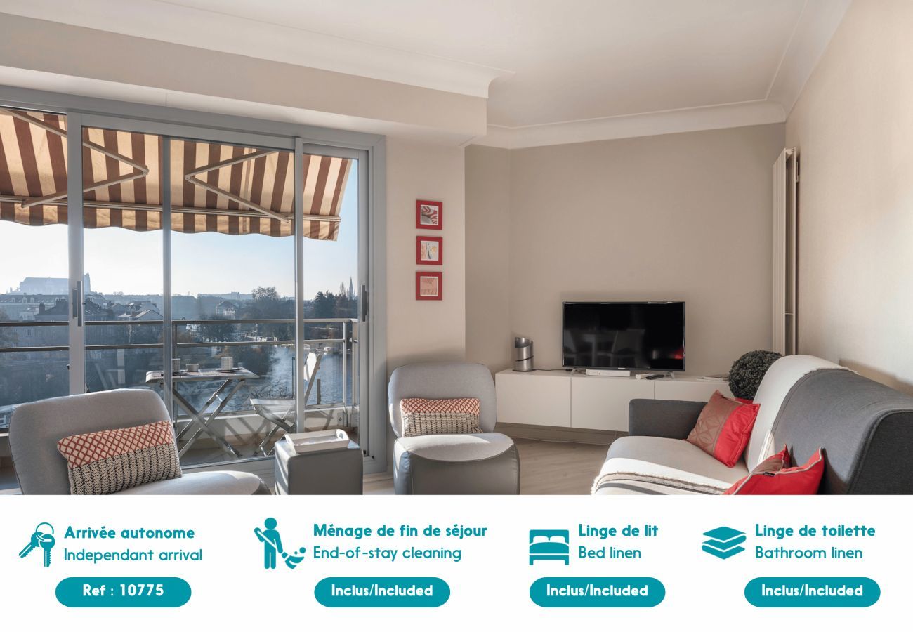 Appartement à Nantes - Appartement avec vue sur l'Erdre pour 4 personnes