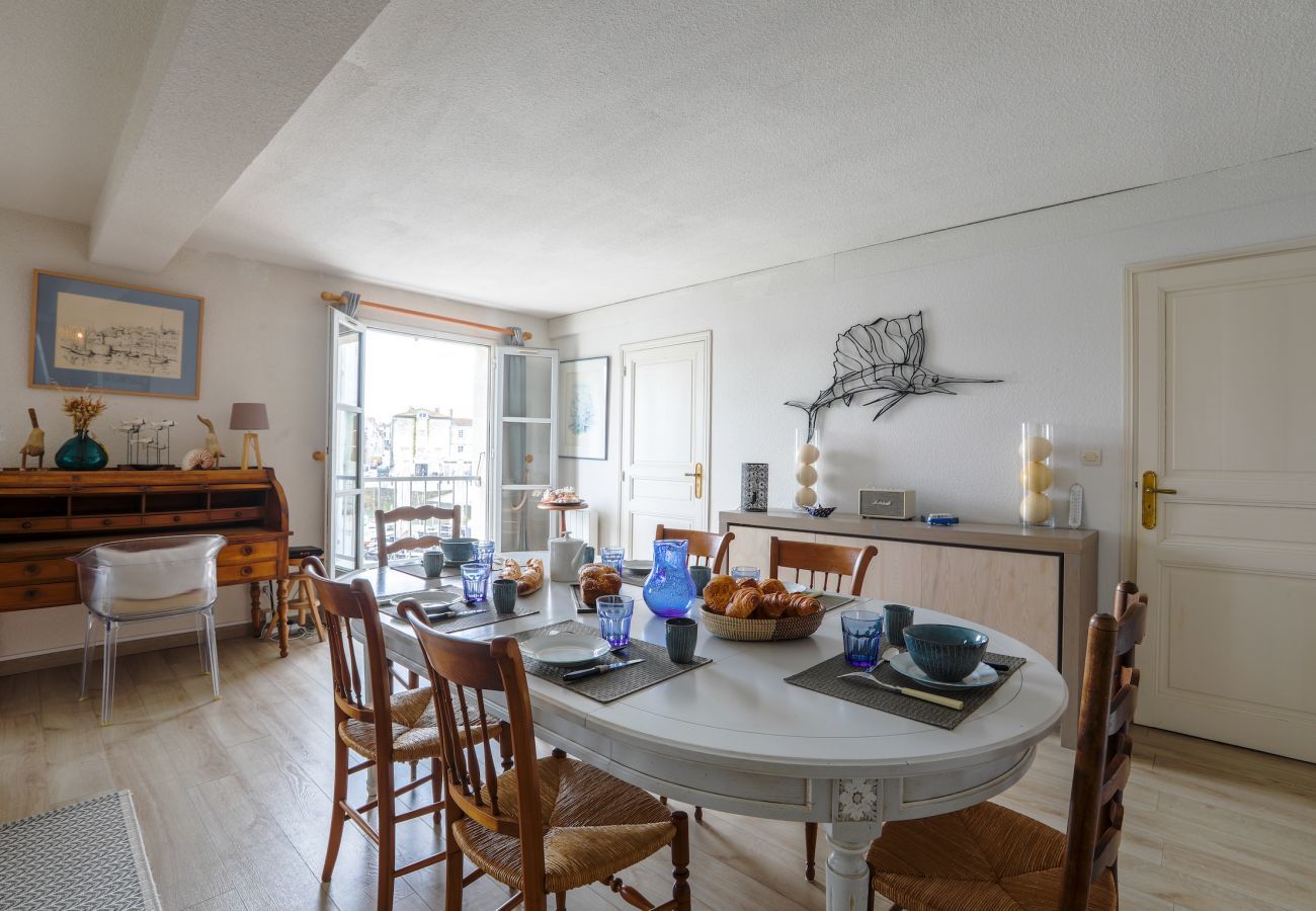 Appartement à Saint-Martin-de-Ré - Au coeur du port, vue unique, appartement pour 6