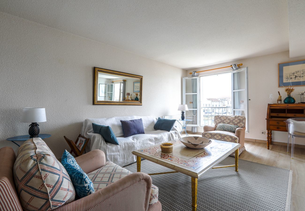 Appartement à Saint-Martin-de-Ré - Au coeur du port, vue unique, appartement pour 6