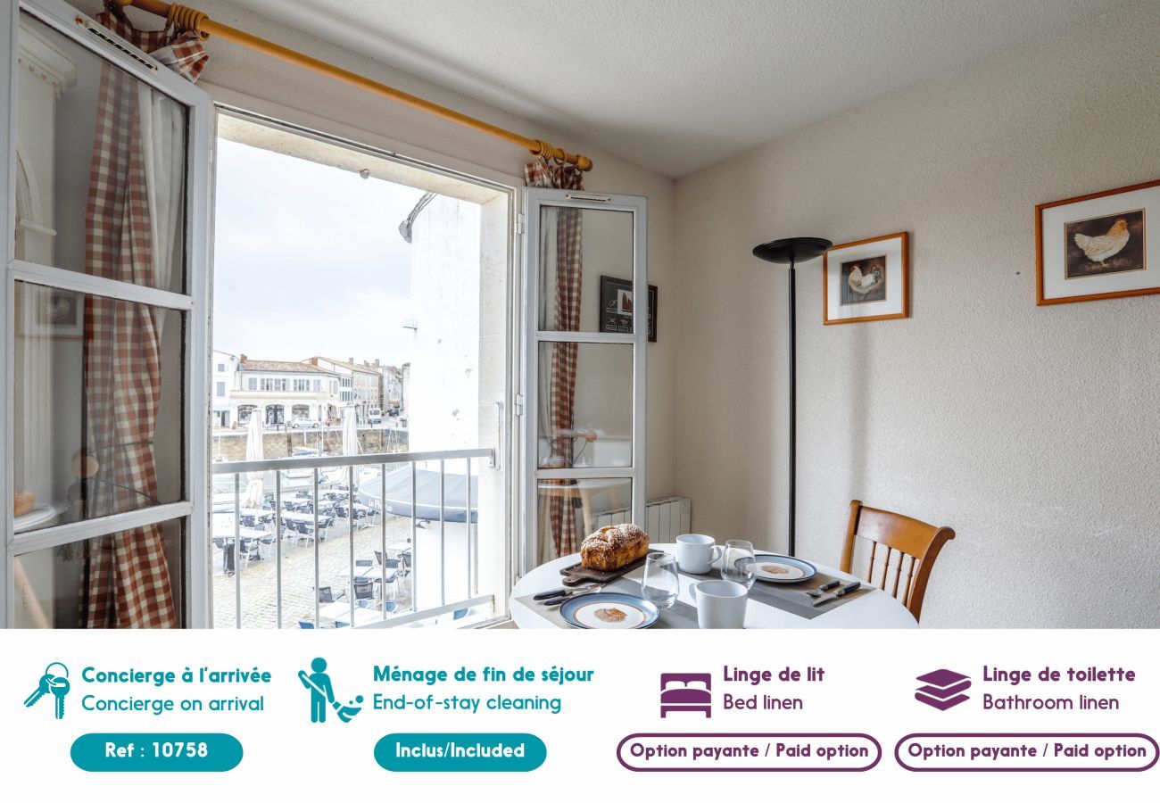 Appartement à Saint-Martin-de-Ré - Au coeur du port, vue unique, appartement pour 6