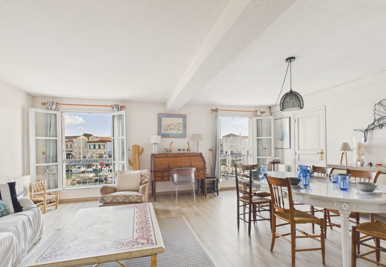 Appartement à Saint-Martin-de-Ré - Au coeur du port, vue unique, appartement pour 6