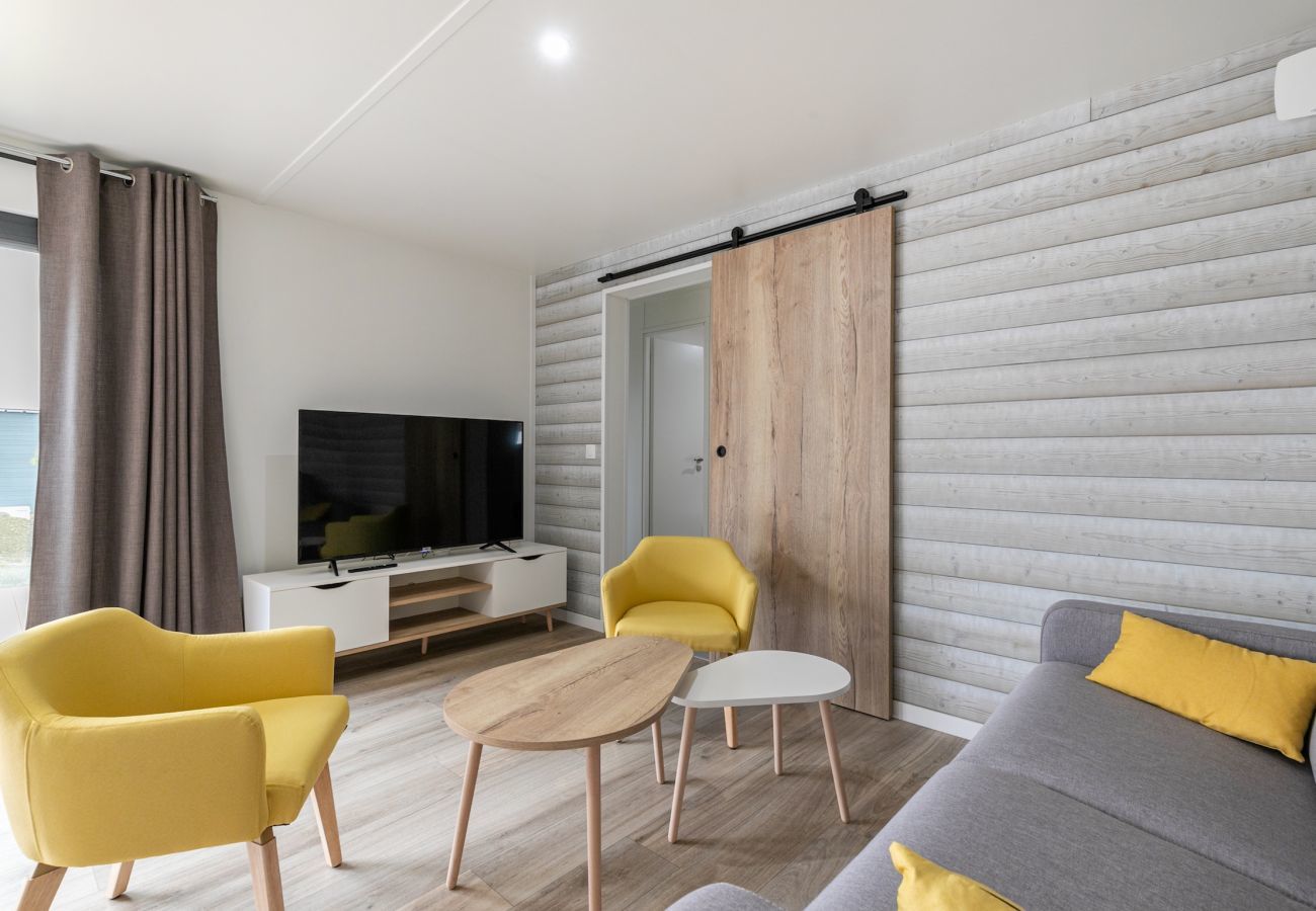 Chalet à Bretignolles-sur-Mer - Chalet climatisé pour 6- Piscine commune chauffée