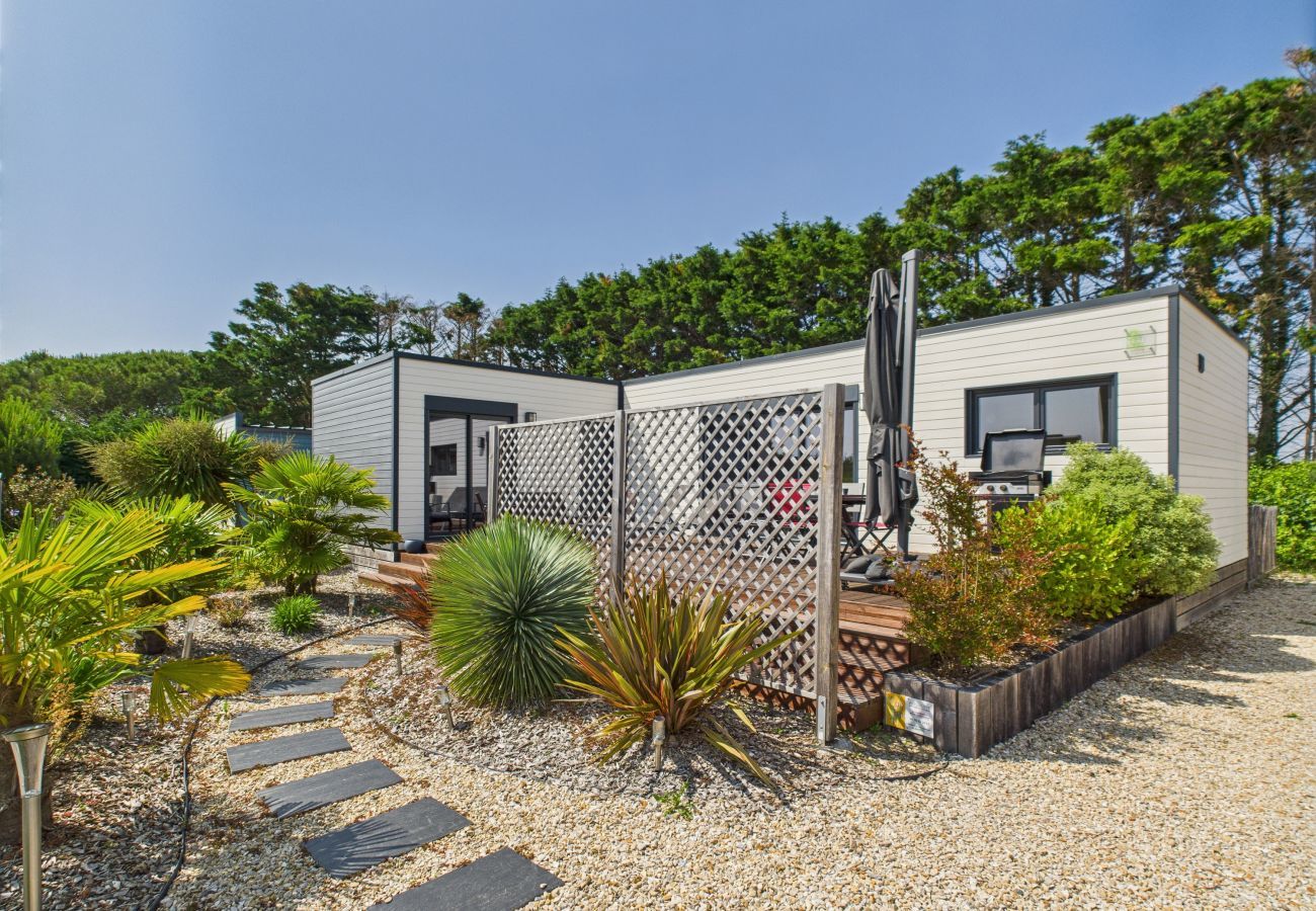 Chalet à Bretignolles-sur-Mer - Chalet climatisé pour 6- Piscine commune chauffée