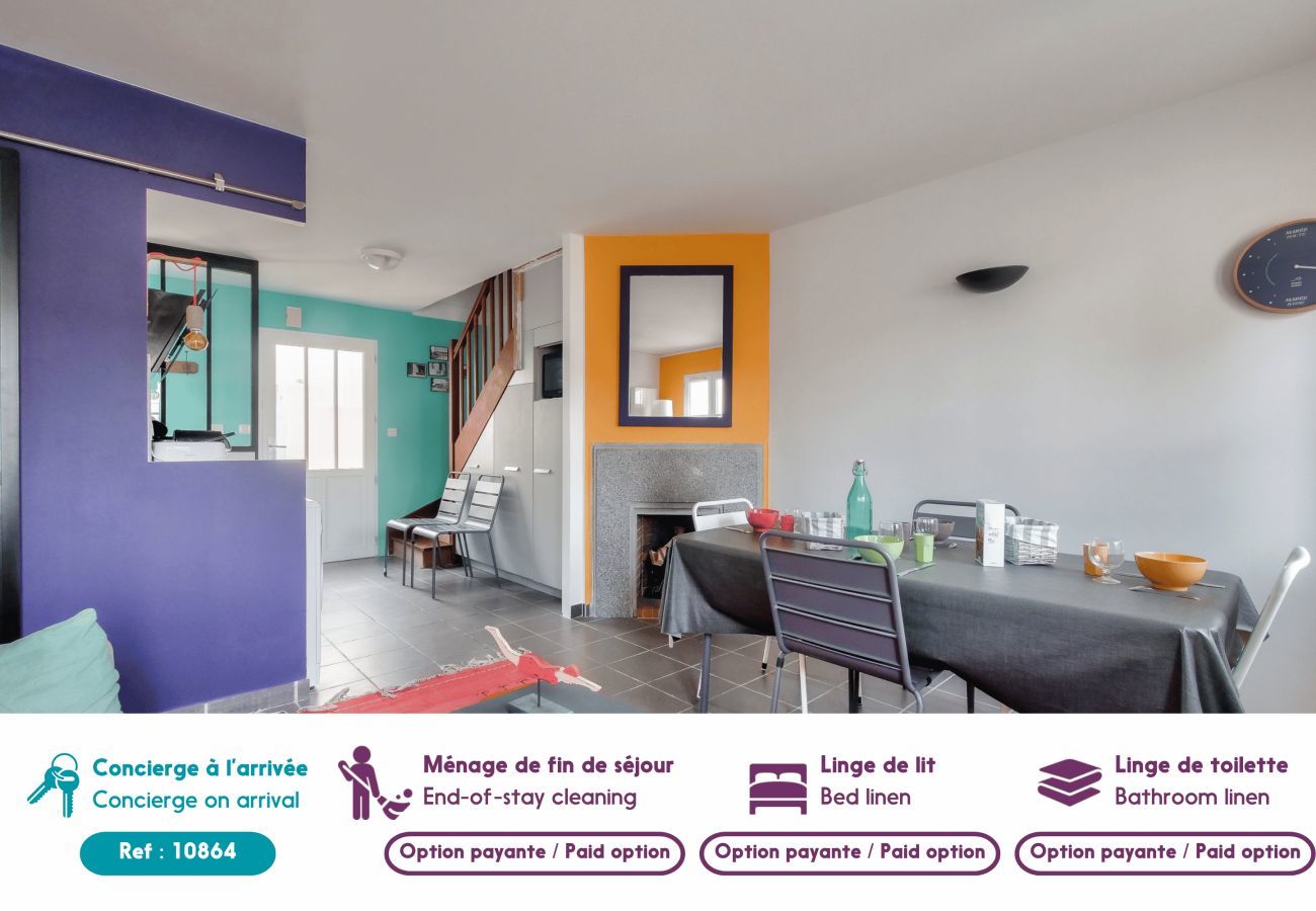 Maison à La Flotte - Jolie maison en résidence avec piscine pour 5