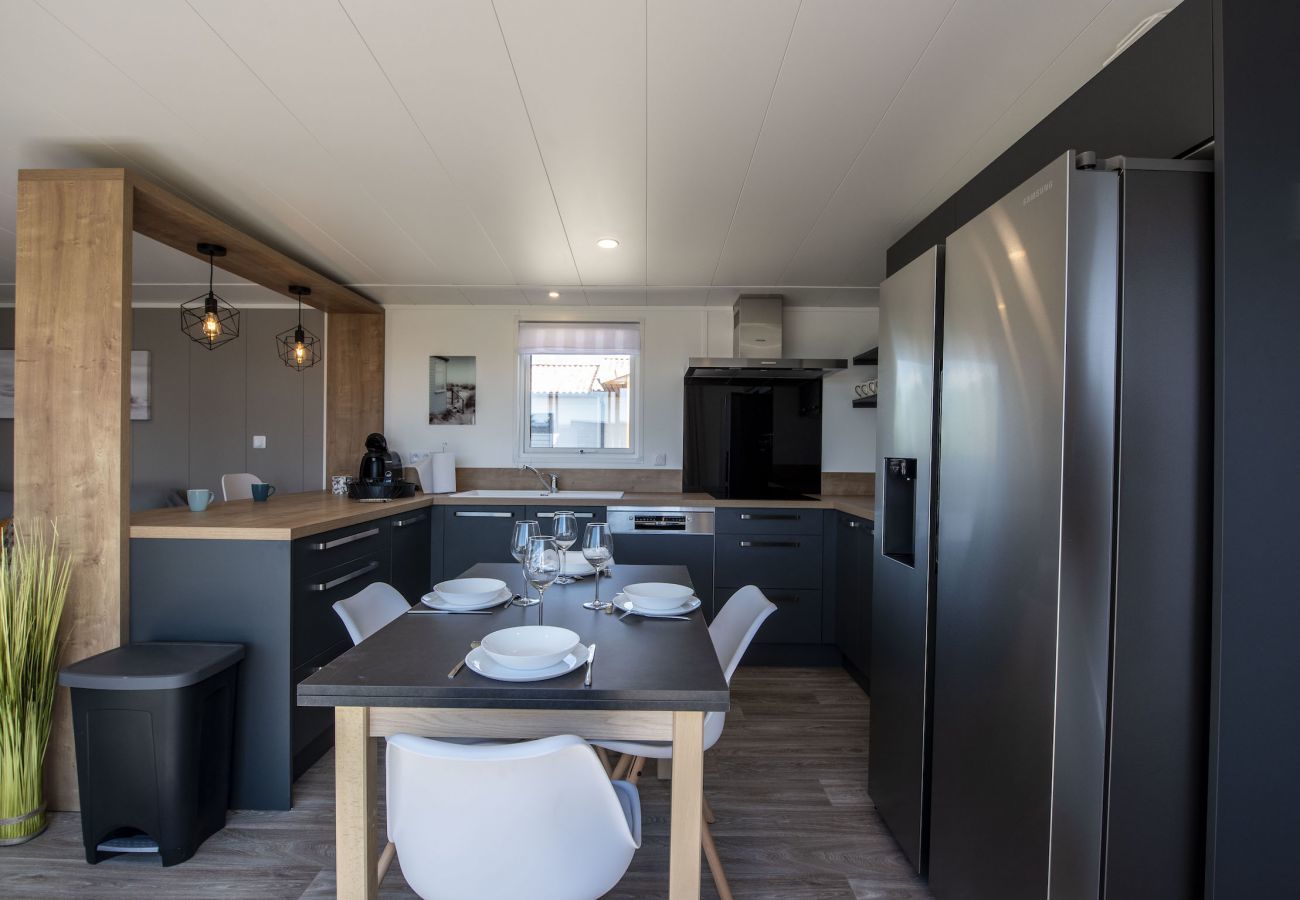Chalet à Bretignolles-sur-Mer - Chalet pour 6 dans un domaine avec piscine