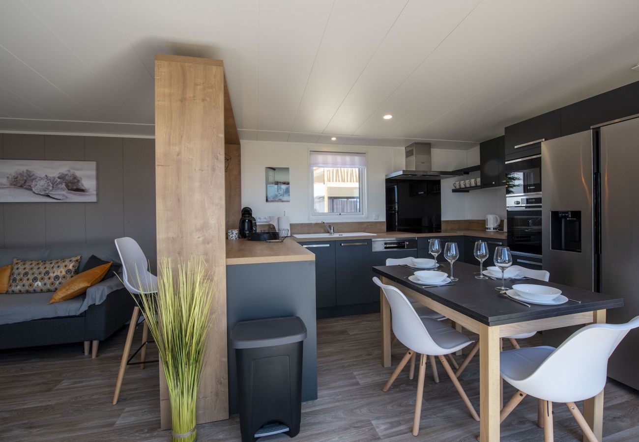 Chalet à Bretignolles-sur-Mer - Chalet pour 6 dans un domaine avec piscine