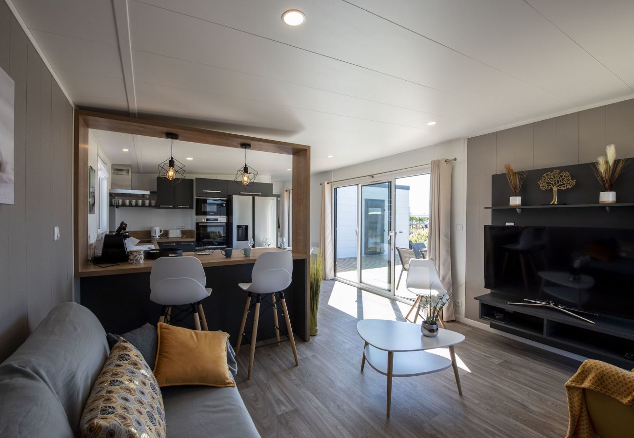 Chalet à Bretignolles-sur-Mer - Chalet pour 6 dans un domaine avec piscine