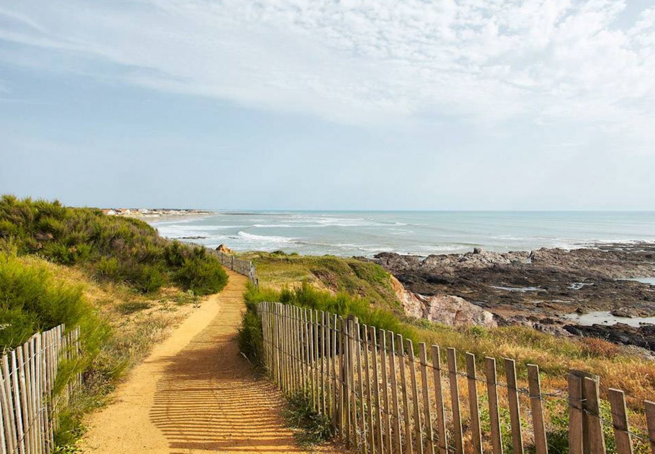 Chalet à Bretignolles-sur-Mer - Chalet pour 6 dans un domaine avec piscine