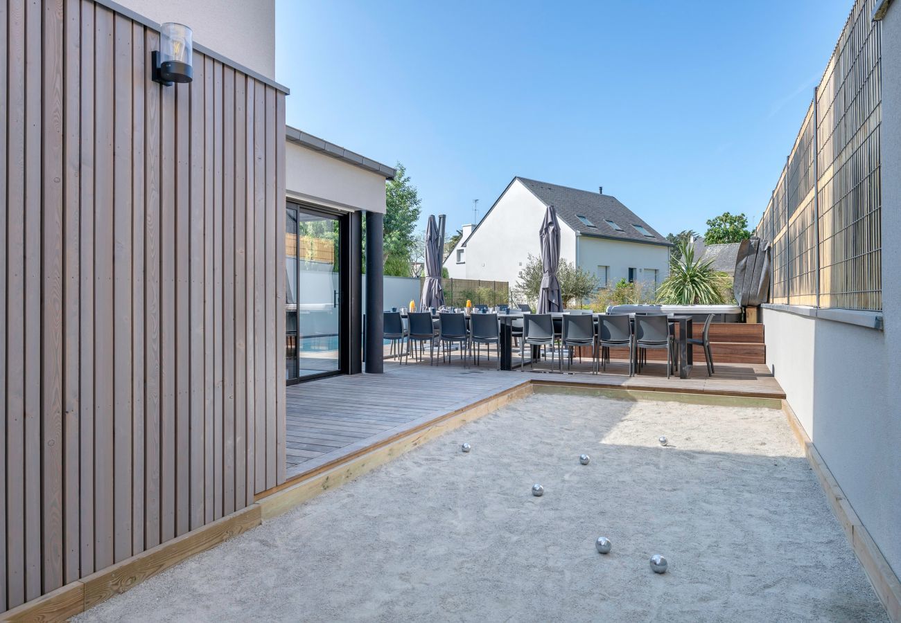 Maison à Saint-Gildas-de-Rhuys - Villa moderne pour 15 avec piscine - Centre 