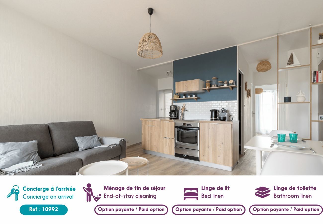 Appartement à Saint-Gilles-Croix-de-Vie - Front de mer et vue sur océan - Séjour pour 4