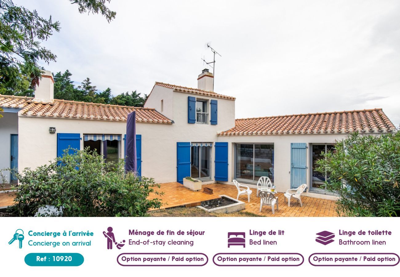Maison à Barbâtre - Grande maison pour 6 personnes - 300m de la plage